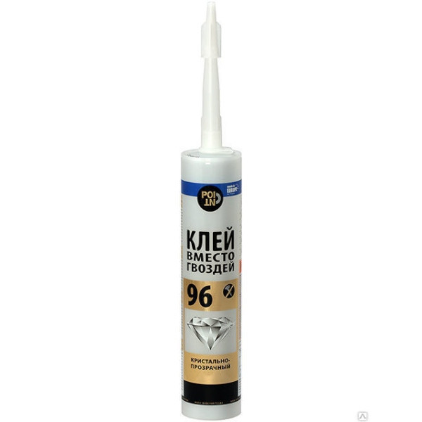 Клей вместо гвоздей POINT 96 кристально-прозрачный 280мл