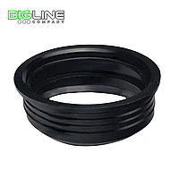 Манжета переходная D110*123 трехлепестковая черная Симтек