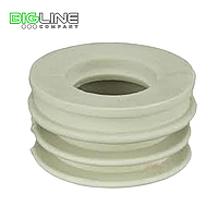 Манжета переходная D25*50 трехлепестковая белая Симтек