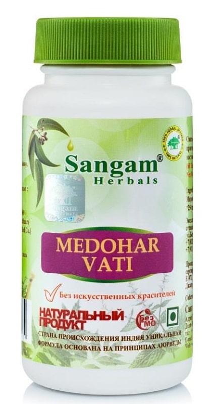 Таблетки Sangam Herbals Medohar Vati, 60 шт