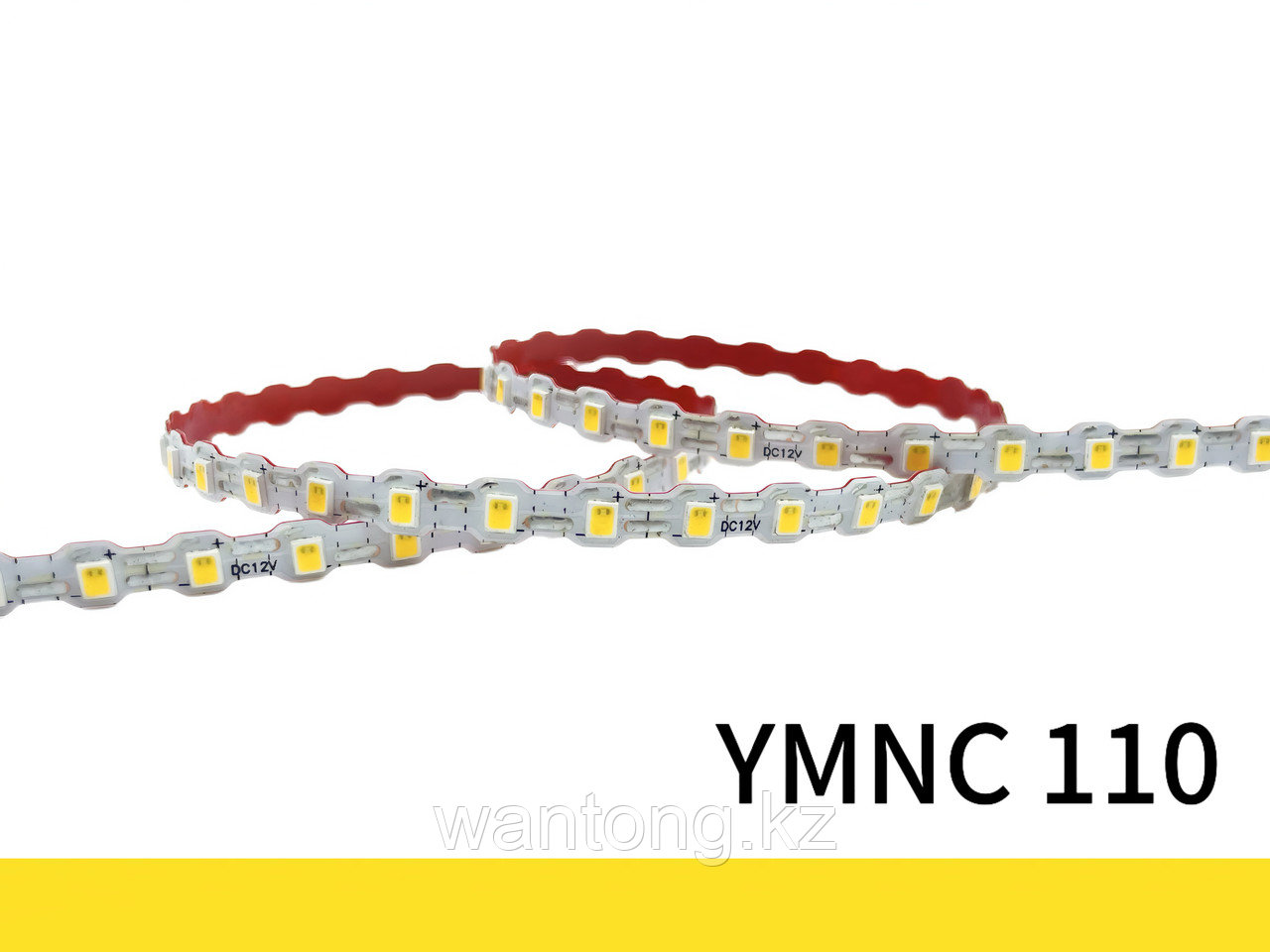 Лента светодиодная YMNC110-2835 110D/M-6MM-12V 3200-10000K(лимонно-желтый)