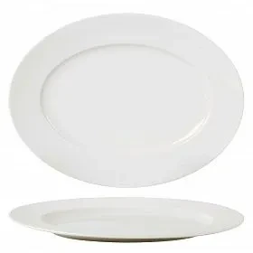 Блюдо овальное 30*22,5 см, фарфор NOBLE серия Fine Plus, фото 1