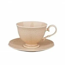 Чайная пара 250 мл, фарфор,серия Aristocrat-Peach Tea, Noble