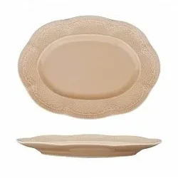 Блюдо овальное 36 см, фарфор,серия Aristocrat-Peach Tea, Noble