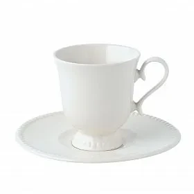 Пара кофейная 90 мл,фарфор NOBLE серия LUXE, фото 1