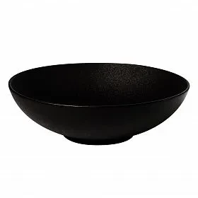 Салатник d=21 cм,фарфор NOBLE серия Fine Plus-Black Sand, фото 1