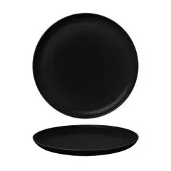 Тарелка с бортом d=21 cм,фарфор NOBLE серия Fine Plus-Black Sand