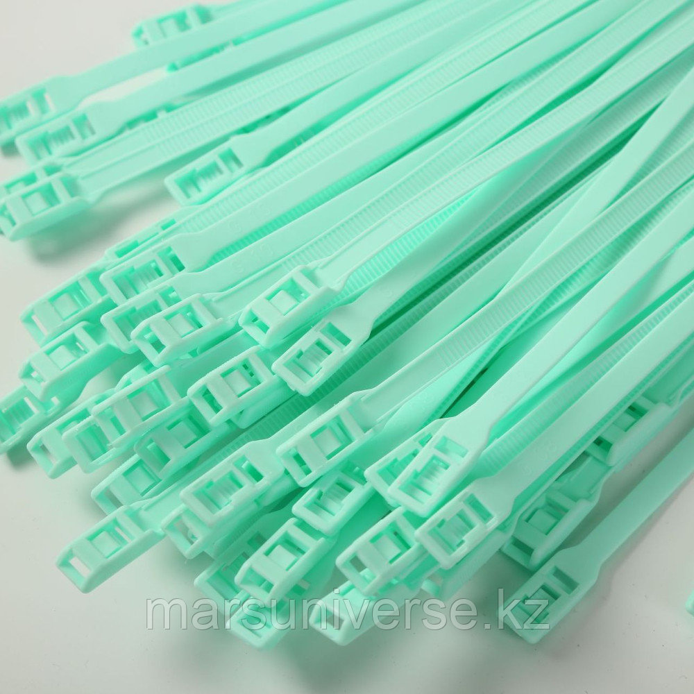 Хомут для виниловых рукавов, 8*400, тиффани