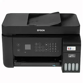 МФУ струйное цветное Epson L5290 C11CJ65407, до 33 стр/мин, А4, печать фотографий, WIFI, Ethernet, ADF, Fax,, фото 2