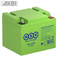 Аккумулятор WBR GPL12400 (12V /40Ah | AGM | ДхШхВ, мм, 199x166x171 мм | Масса (± 3%) 13.5 кг)