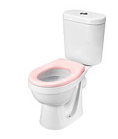 Унитаз-компакт Santek Каспер, 1 реж. арматура, сиденье полипропилен, розовый (1WH501847)