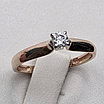 Золотое Кольцо к/з, размер 16, 0,10Ct I1/G VG, масса 1.46г, фото 9