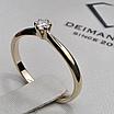 Золотое Кольцо ж/з, размер 16.8, 0,10Ct I1/H VG, масса 1.53г, фото 4