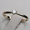 Золотое Кольцо ж/з, размер 16.8, 0,10Ct I1/H VG, масса 1.53г, фото 8