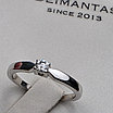Золотое Кольцо б/з, размер 15,3, 0,11Ct VS1/H VG, масса 2,05г, фото 5