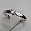 Золотое Кольцо б/з, размер 15,3, 0,11Ct VS1/H VG, масса 2,05г, фото 8