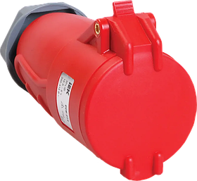 MAGNUM Розетка переносная ССИ-214 16А-6ч/380-415В 3P+PE IP44 IEK