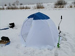 Шестиугольная палатка для зимней рыбалки АТ206 с алюминиевым корпусом, фото 8