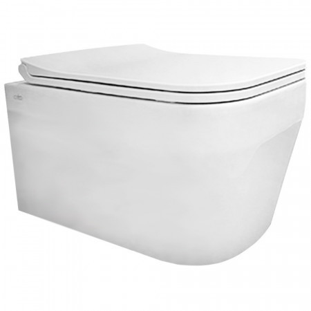 Унитаз подвесной с креплениями HDC540RWH (AL1100R)