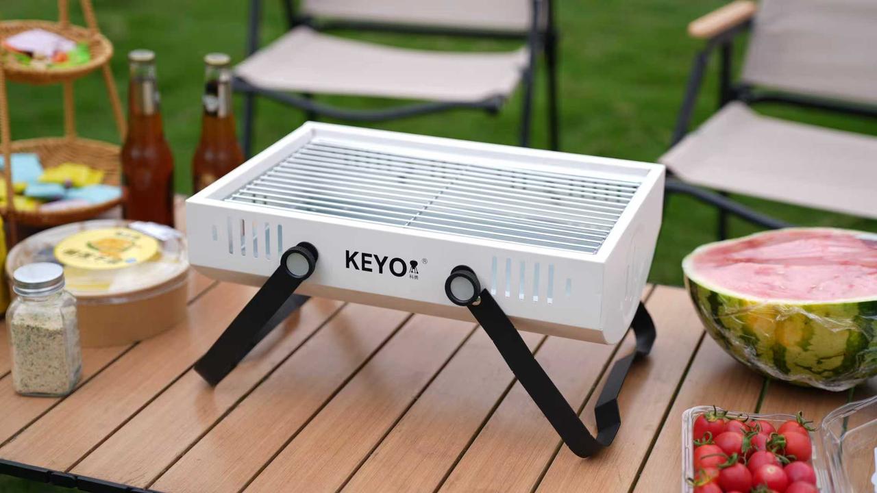 Портативный угольный гриль ASI-Garden ZS02-048 (37,5×27×19 см), фото 1