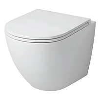 Унитаз подвесной Grossman GR-4455SQ Tornado безободковый с тонким сиденьем