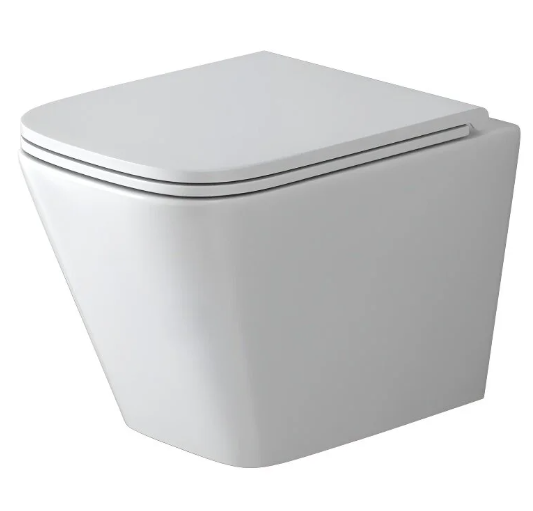 Унитаз подвесной Grossman GR-4479SQ Tornado безободковый с тонким сиденьем