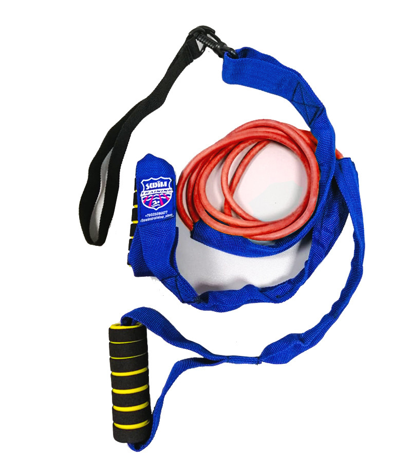 Тренажер резина с ручками ST красная для взрослых 10 мм, фото 1