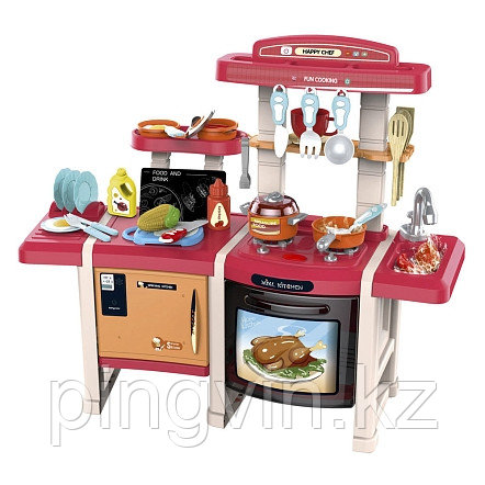 PITUSO Игровой набор "Кухня Happy Chef", 78*28*70 см, 45 эл-в, свет,звук, фото 1