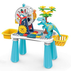 PITUSO  Стол для игры с конструктором, в компл. с конструктором 52эл