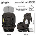 BAMBOLA Удерживающее устройство для детей 0-36 кг Minori ISOFIX Темно/Серый, фото 7