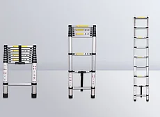 Лестница телескопическая 9 ступеней, 2,6м, STR-1026 FitTop