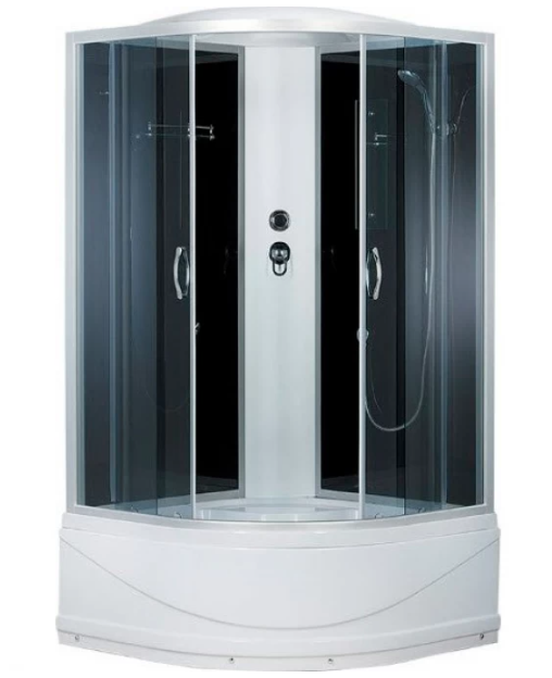 Душевая кабина ERLIT ER3508TP-C4-RUS 800*800*2150 высокий поддон, тонированое стекло