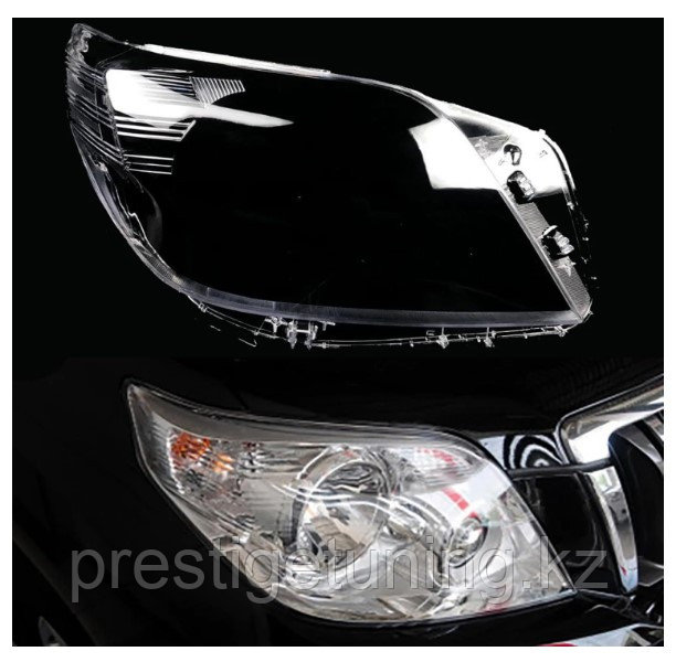 Стекло фары правая (R) на Land Cruiser Prado 150 2010-13