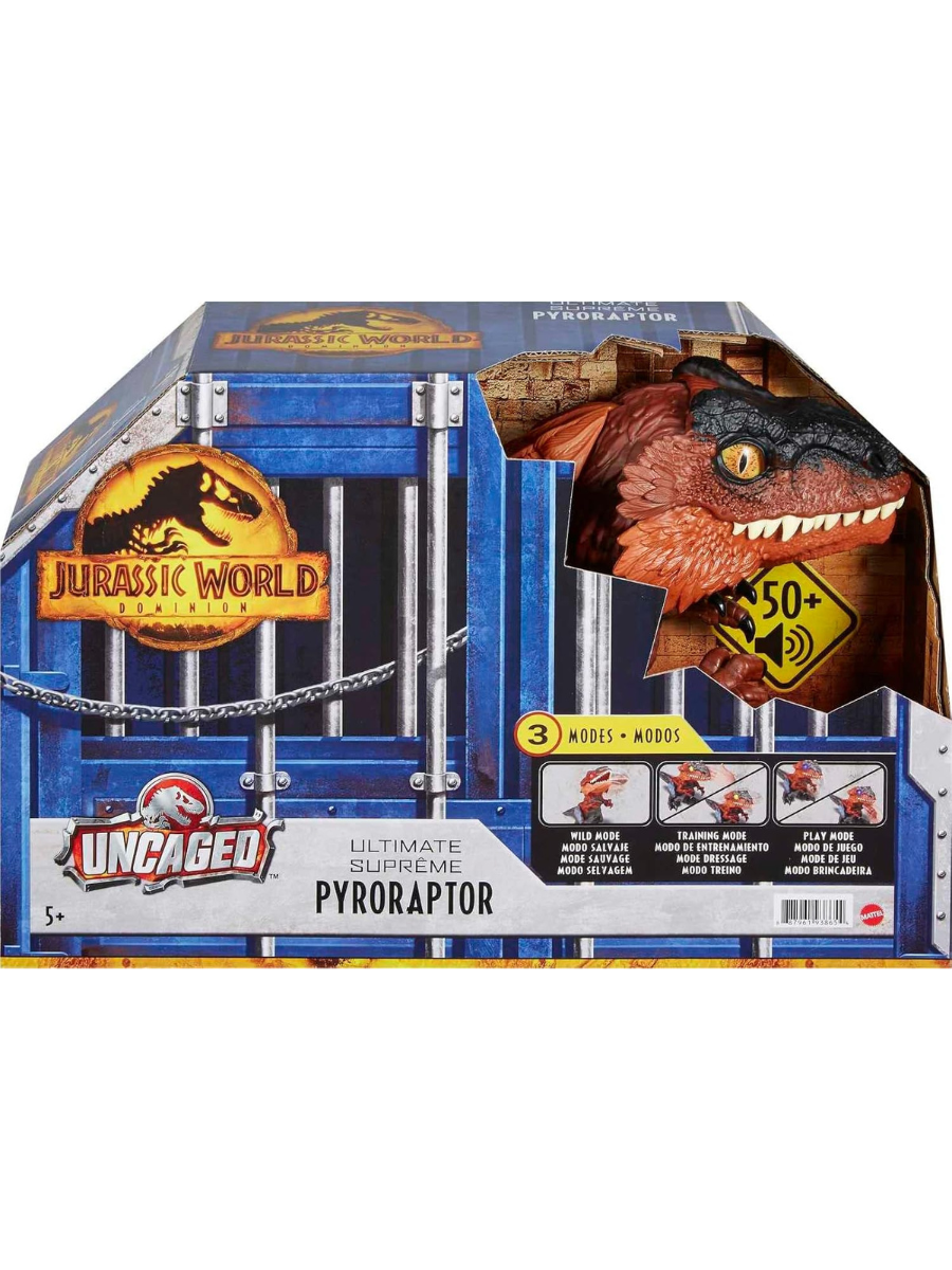 JURASSIC WORLD Интерактивная игрушка Ultimate Fire Dino, фото 1