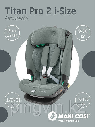 Maxi-Cosi Удерживающее устройство для детей 9-36 кг Titan Pro 2 i-Size Authentic Grey/серый, фото 1