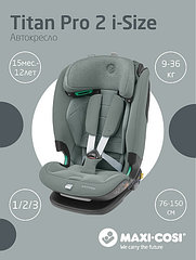 Maxi-Cosi Удерживающее устройство для детей 9-36 кг Titan Pro 2  i-Size Authentic Grey/серый