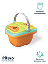 PITUSO Игровой набор Мини кухня в корзине (Бургеры) 22,5*19,5*17,5 см, 32 эл-та, фото 4