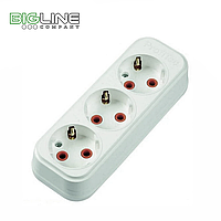 Удлинитель с/з на 3 выхода 5м EGP-135