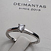 Золотое кольцо с бриллиантом б/з 0,12Ct VS1/H VG-Cut, 1,61гр, 16,5 размер, фото 6