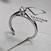 Золотое кольцо с бриллиантом б/з 0,12Ct VS1/H VG-Cut, 1,61гр, 16,5 размер, фото 8