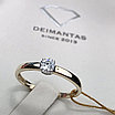 Золотое кольцо с бриллиантом ж/з, 0,178Ct VS2/I VG-Cut, 1,24 гр, 16 размер, фото 5