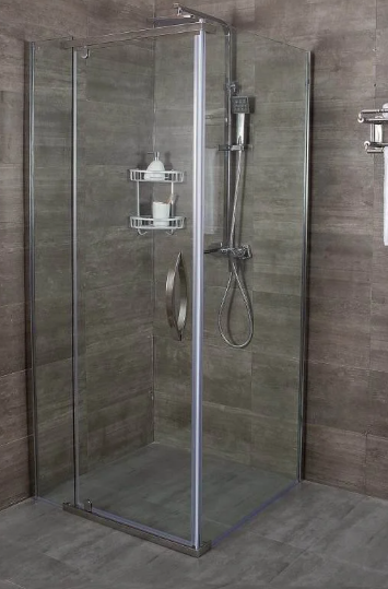 Душевое ограждение ALEX BAITLER AB244-90 900*900*2000 (без поддона) тонированое стекло (AB244-90-RUS)
