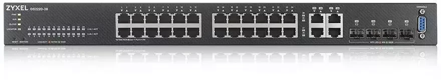 Коммутатор L2 Gigabit Switch Zyxel NebulaFlex Pro GS2220-28, 24xRJ-45: 1G, 4xCombo (SFP/RJ-45), rack 19",, фото 1