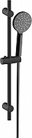 Душевой гарнитур Bravat Source раздвижная 3-функции, черный (D171BW-ENG)