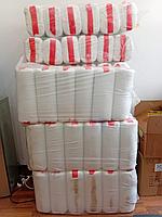 Вафельное хлопчатобумажное полотно отбеленное, ширина 40 см, намотка 60 м, плотность 140 гр/м2