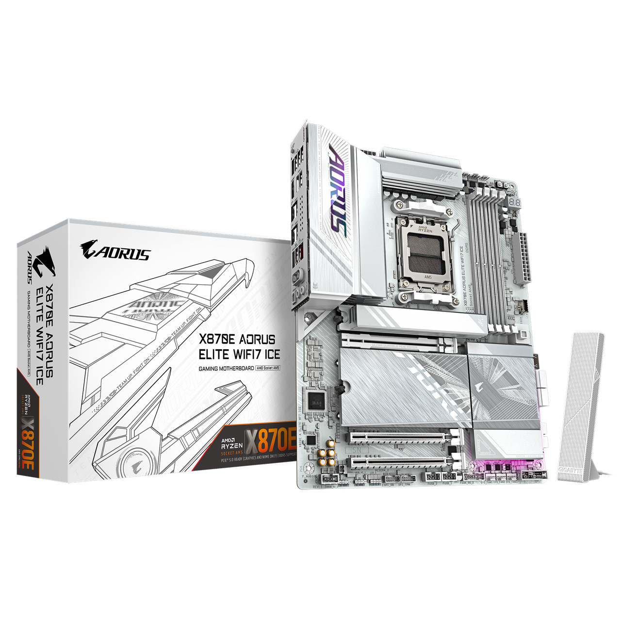 Материнская плата GIGABYTE X870E AORUS ELITE WIFI7 ICE