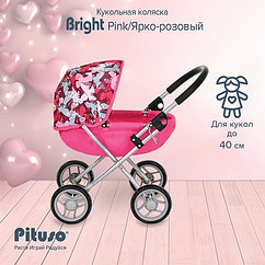 PITUSO Кукольная коляска Bright pink/Ярко-розовый