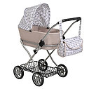 PITUSO Кукольная коляска Dots/Серый/Горошек, фото 7
