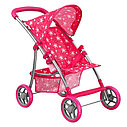 PITUSO Кукольная коляска Прогулка Stars/Pink/Звезды/Розовый, фото 6
