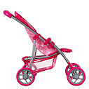 PITUSO Кукольная коляска Прогулка Stars/Pink/Звезды/Розовый, фото 10